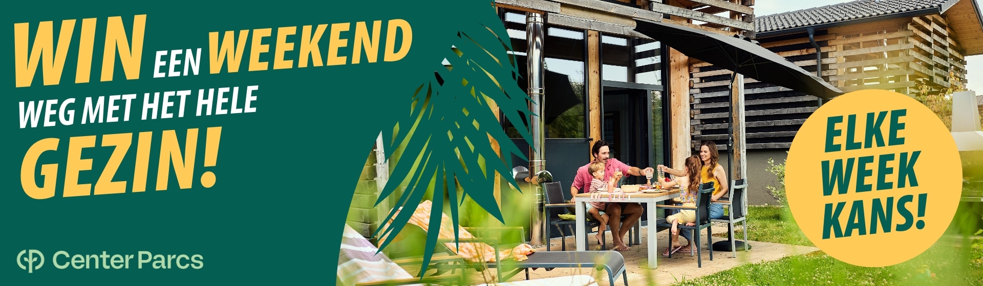 Win een weekend weg met het hele gezin!